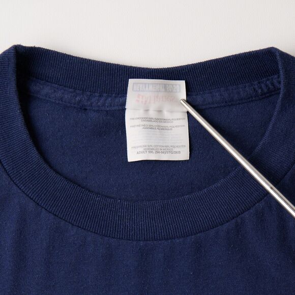 Vtg Hanes T-Shirt Men's 3XL Animal Tracks Hiking Hiker Nature Wildlife Gorpcore - Picture 8 of 10